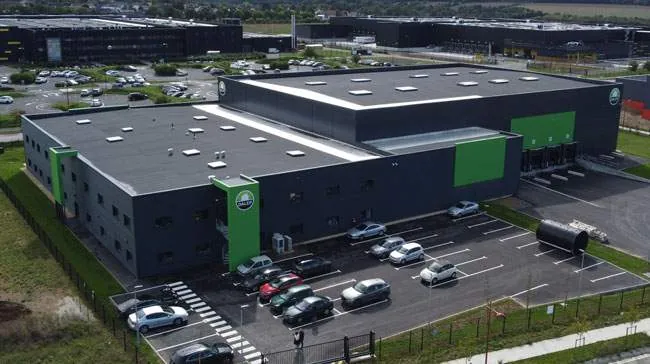 Vue aérienne du bâtiment DALEP à Saint-André-sur-Orne